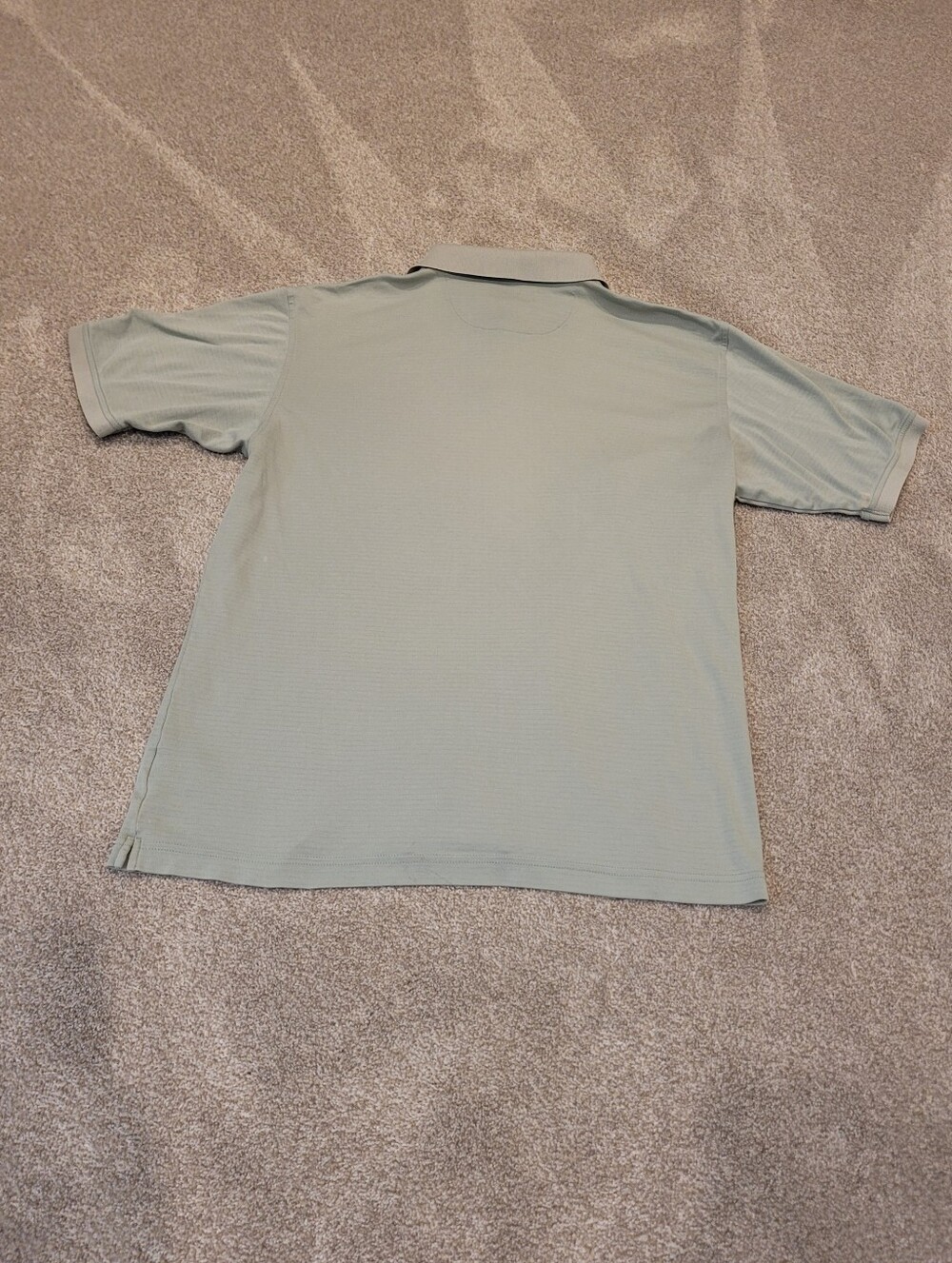 Bill Blass Black Label Micro Pima Cotton Mens Green Polo Shirt Size Large - Picture 4 of 5